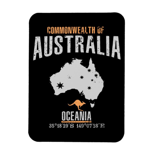 Australia Magnet (Vertical)