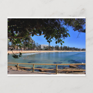 australia manly beach sun surf summer water blue postcard