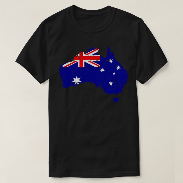Australia map  2 T-Shirt (Design Front)