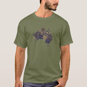 Australia Map Art Original T-Shirt
