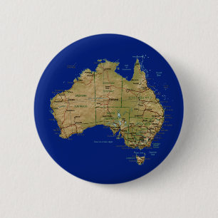 Australia Map Button
