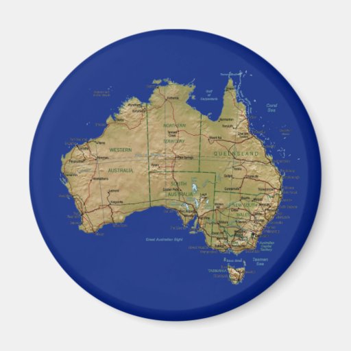 Image of Australia Map Magnet