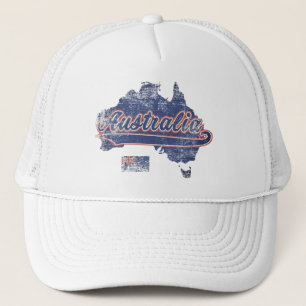 Australia Map Trucker Hat