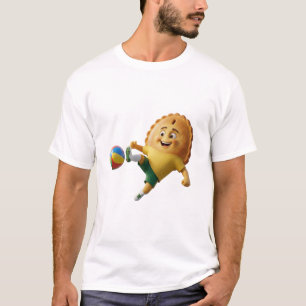 Australia Meat Pie Soccer Mascot T-Shirt - Group D