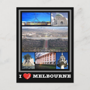 Australia - Melbourne - I Love - Postcard