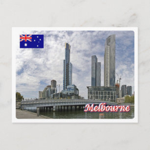 Australia - Melbourne - Queens Bridge - Postcard