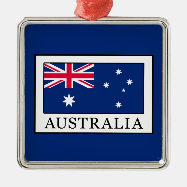 Australia Metal Tree Decoration (Front)