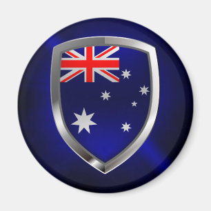 Australia Mettalic Emblem Magnet