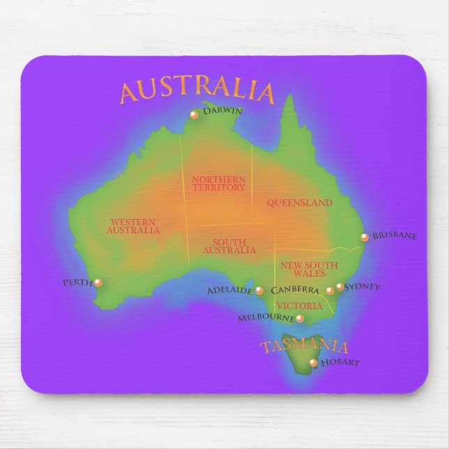 Australia Mouse Mat (Front)