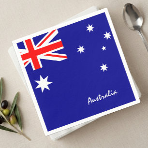 Australia Napkins, Australian Flag party / Aussie Napkin