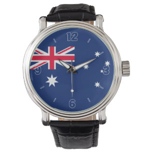 Australia National Flag Elegant Patriotic Watch