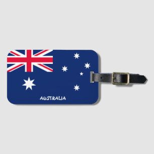 Australia National Flag Patriotic Luggage Tag