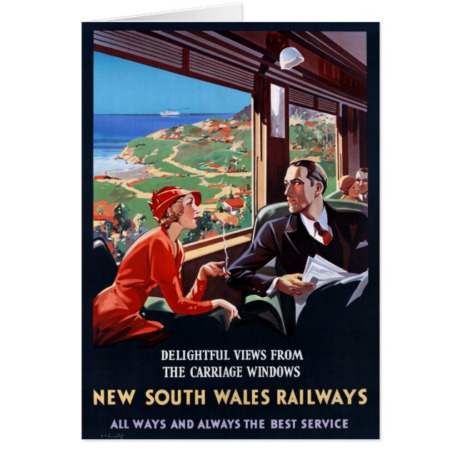Australia New South Wales Restored Vintage Poster (Front)