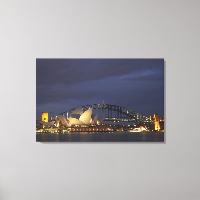 Australia, New South Wales, Sydney, Sydney Opera 3 Canvas Print (Front)
