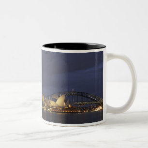 Australia, New South Wales, Sydney, Sydney Opera 3 Two-Tone Coffee Mug