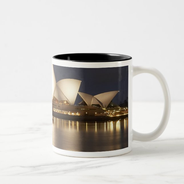 Australia, New South Wales, Sydney, Sydney Opera 4 Two-Tone Coffee Mug (Right)