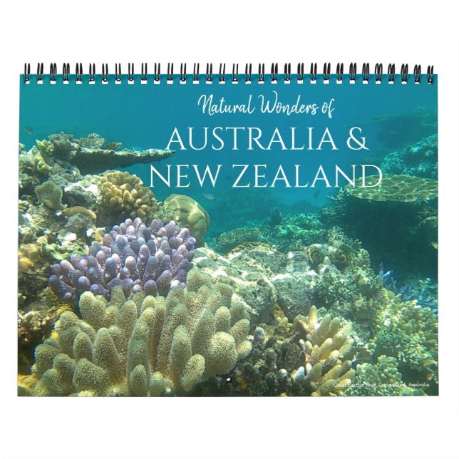 australia new zealand nature 2026 (with locations) calendar (Cover)