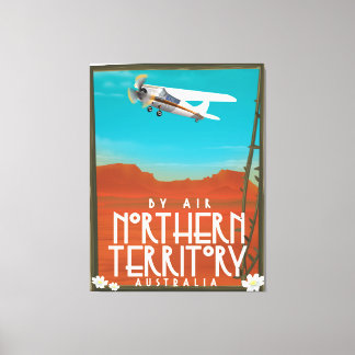Australia Northern Territory Travel poster Canvas Print