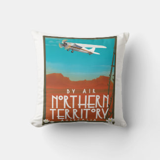 Australia Northern Territory Travel poster Cushion