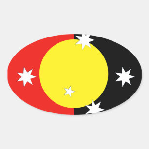 Australia Oval Sticker