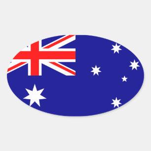 australia oval sticker