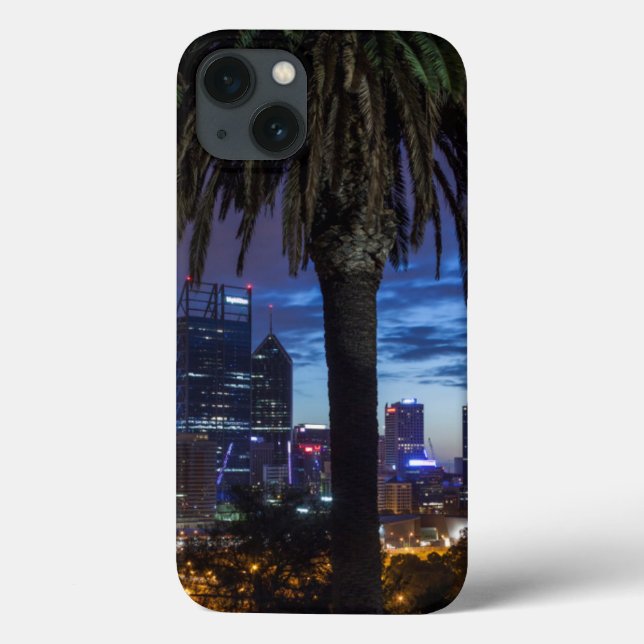 Australia, Perth, city skyline from Kings Park 2 Case-Mate iPhone Case (Back)