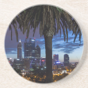 Australia, Perth, city skyline from Kings Park 2 Coaster