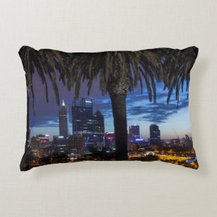 Australia, Perth, city skyline from Kings Park 2 Decorative Cushion