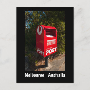Australia Post Box Postcard Melbourne