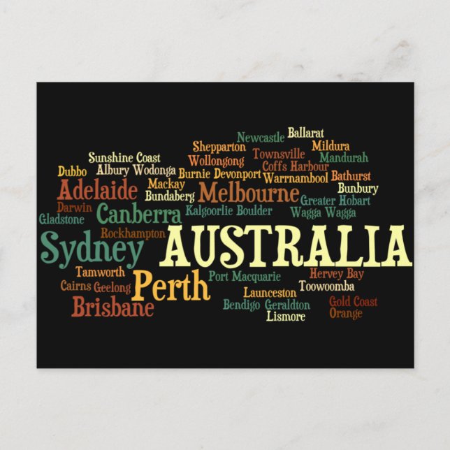 AUSTRALIA Postcard (Front)