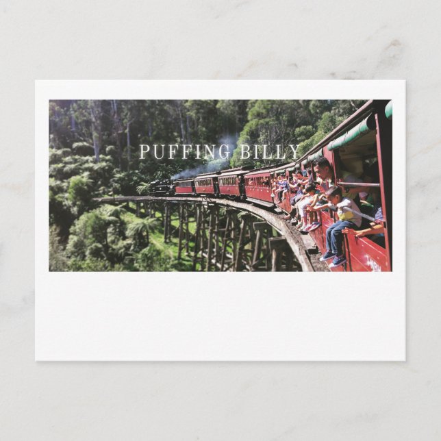 Australia Puffing Billy Post Card (Front)