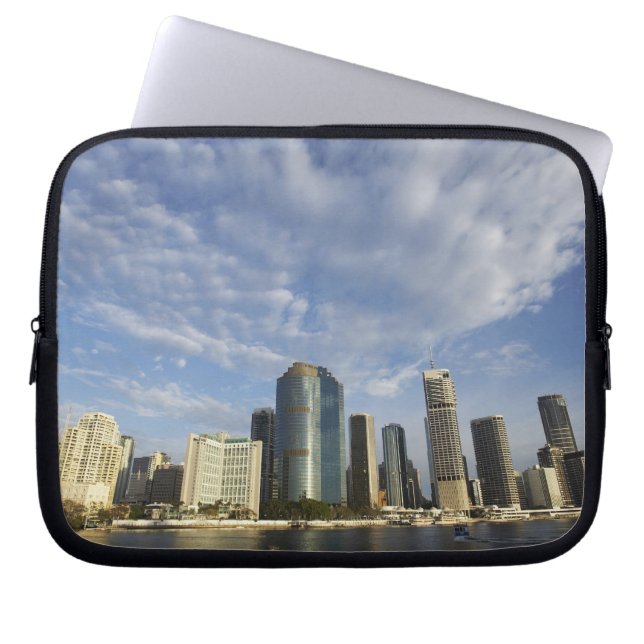 Australia, Queensland, Brisbane, Skyscrapers and Laptop Sleeve (Front)