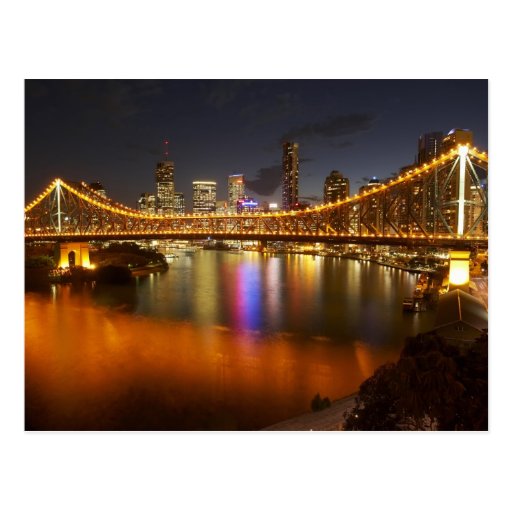 Image of Australia, Queensland, Brisbane, Story Bridge, 2 Postcard
