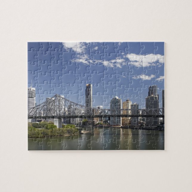 Australia, Queensland, Brisbane, Story Bridge, Jigsaw Puzzle (Horizontal)