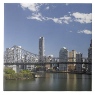 Australia, Queensland, Brisbane, Story Bridge, Tile