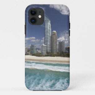 Australia, Queensland, Gold Coast, Surfers iPhone 11 Case