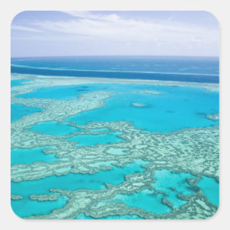 Australia, Queensland, Whitsunday Coast, Great 3 Square Sticker