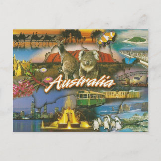 Australia Retro Tourist Postcard | Vintage Travel
