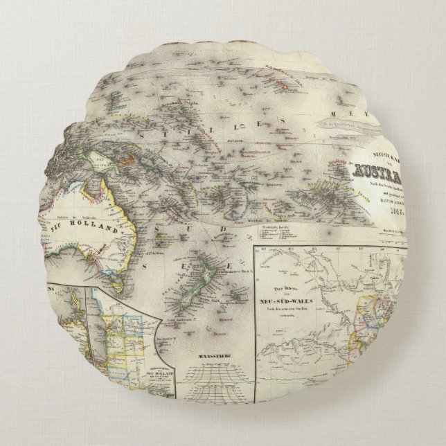Australia Round Cushion (Front)