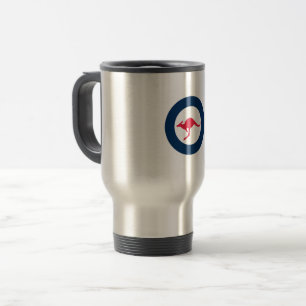 Australia roundel country flag symbol army militar travel mug