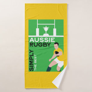 Australia Rugby Player Bath Towel