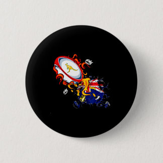 Australia Rugby, Wallabies Rugby Jersey, Australia 6 Cm Round Badge