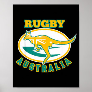 Australia Rugby, Wallabies Rugby Jersey, Australia Poster