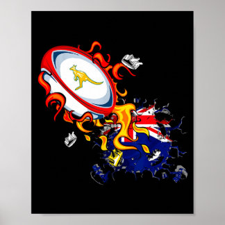 Australia Rugby, Wallabies Rugby Jersey, Australia Poster