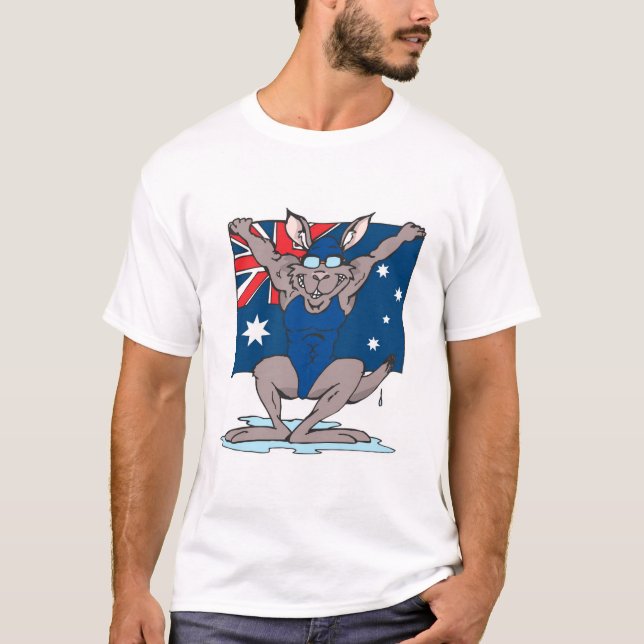Australia Rules the Pool T-Shirt (Front)