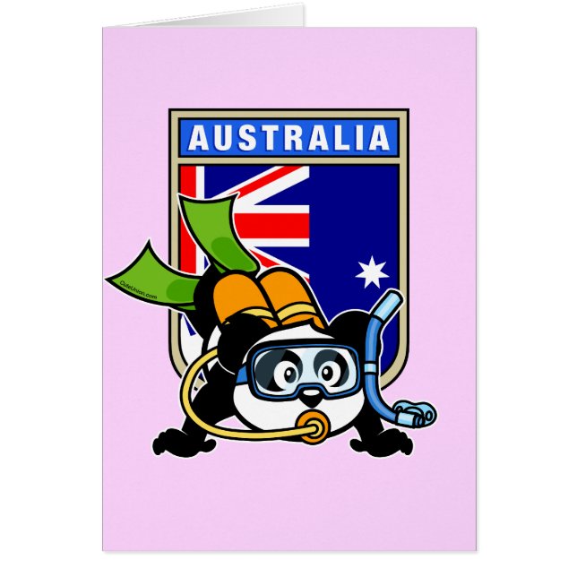 Australia Scuba Diving Panda (Front)