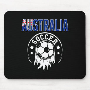 Australia Soccer Fans Jersey Australian Flag Footl Mouse Mat