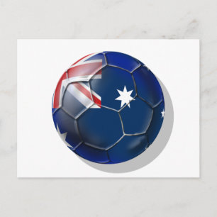 Australia Soccer Postcard