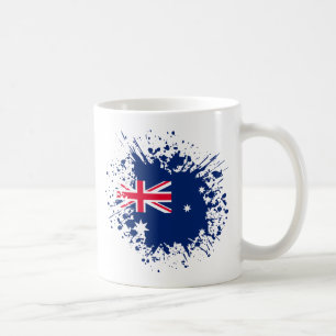 Australia Souvenir Landmark, Australia Flag Travel Coffee Mug