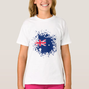 Australia Souvenir Landmark, Australia Flag Travel T-Shirt
